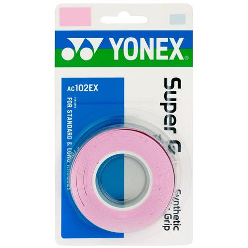 Yonex Super Grap Overgrip 3 Pack (French Pink)