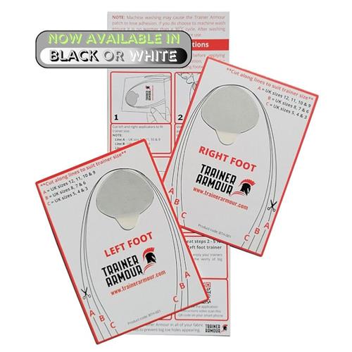 Trainer Armour Big Toe Hole Preventer black