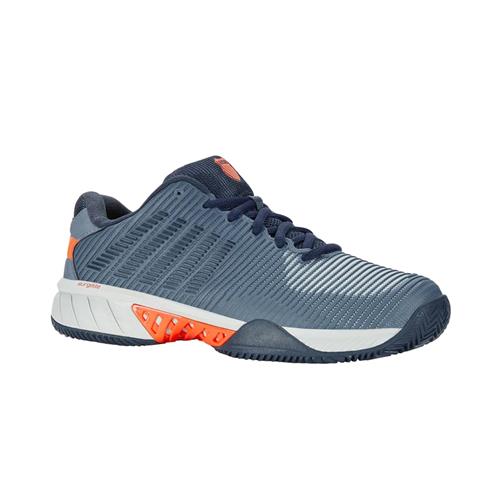 K-Swiss Hypercourt Express 2HB Men's Tennis Shoes (Windward Blue/Orion Blue/Scarlet Ibis)