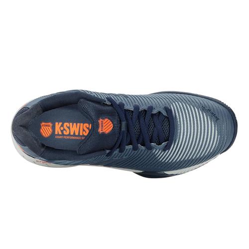 K-Swiss Hypercourt Express 2HB Men's Tennis Shoes (Windward Blue/Orion Blue/Scarlet Ibis)