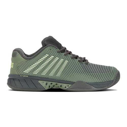 K-Swiss Hypercourt Express 2 HB Men's Tennis Shoes (Sea Spray/Urban Chill/Soft Neon Green)