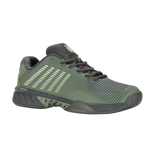K-Swiss Hypercourt Express 2 HB Men's Tennis Shoes (Sea Spray/Urban Chill/Soft Neon Green)
