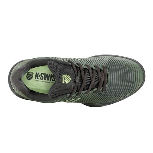 K-Swiss Hypercourt Express 2 HB Men's Tennis Shoes (Sea Spray/Urban Chill/Soft Neon Green)