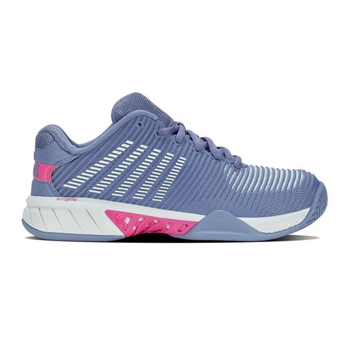 K-Swiss Hypercourt Express 2 AC Women's Tennis Shoes (Blu/Blush)
