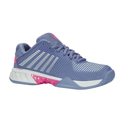 K-Swiss Hypercourt Express 2 AC Women's Tennis Shoes (Blu/Blush)
