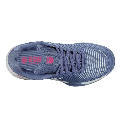 K-Swiss Hypercourt Express 2 AC Women's Tennis Shoes (Blu/Blush)