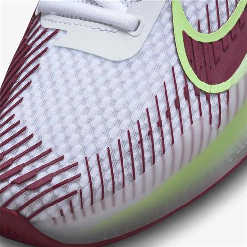 Nike Zoom Vapor 11 HC Men's Tennis Shoes (White/Lime Blast/Team Rd)