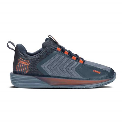 K-Swiss Ultrashot 3 AC Men's Tennis Shoes (Orion Blue/Windward Blue/Scarlet Ibis)