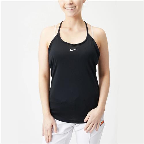 Nike Dri-FIT One Elastika Women's Standard Fit Tank Top (Black)