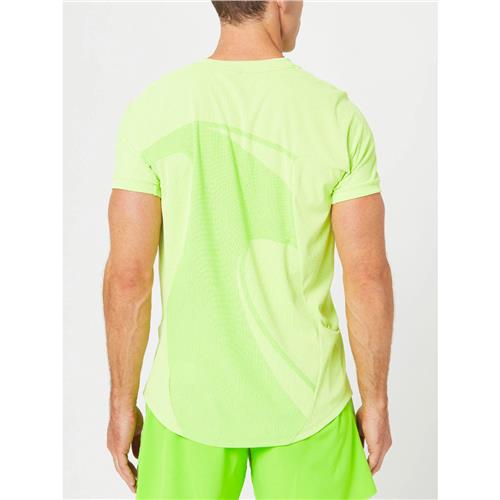 RAFA Men's Nike DriFit Advantage Short Sleeve Top (Action Green/White)