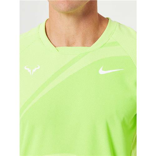 RAFA Men's Nike DriFit Advantage Short Sleeve Top (Action Green/White)