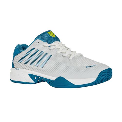 K-Swiss Hypercourt Express 2 AC Mens Tennis Shoes White/Celestial/Evening Primrose)