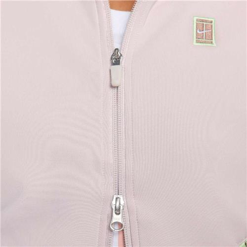 NikeCourt Women's Full Zip Tennis jacket (Platinum Violet/Smokey Mauve/Barely Volt)