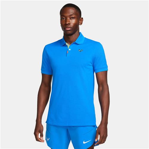 The Nike Polo RAFA Men's Slim Fit Polo (Light Photo Blue)