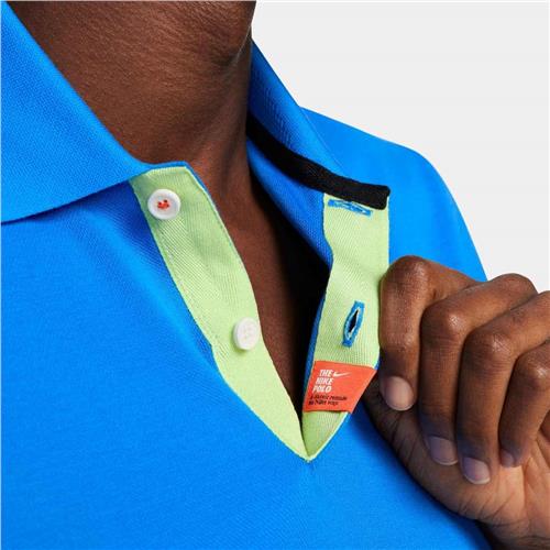 The Nike Polo RAFA Men's Slim Fit Polo (Light Photo Blue)