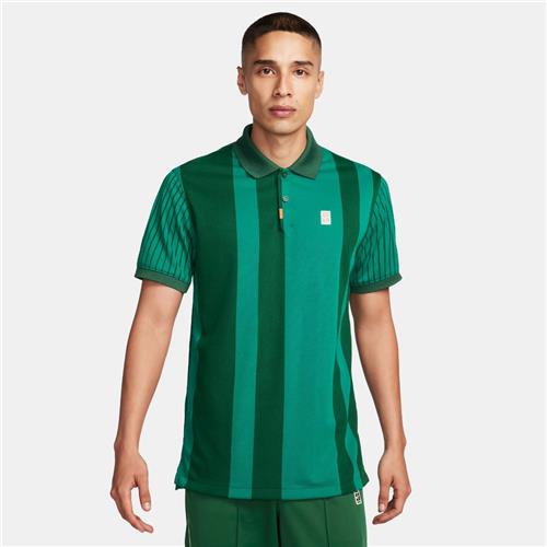 Nike Men's Dri-Fit Heritage Print Polo (Malachite)