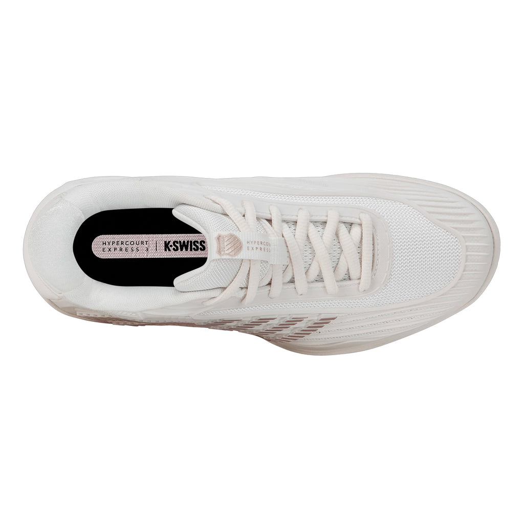 K-Swiss Hypercourt Express 3 AC Women's Shoes (White/Rose)