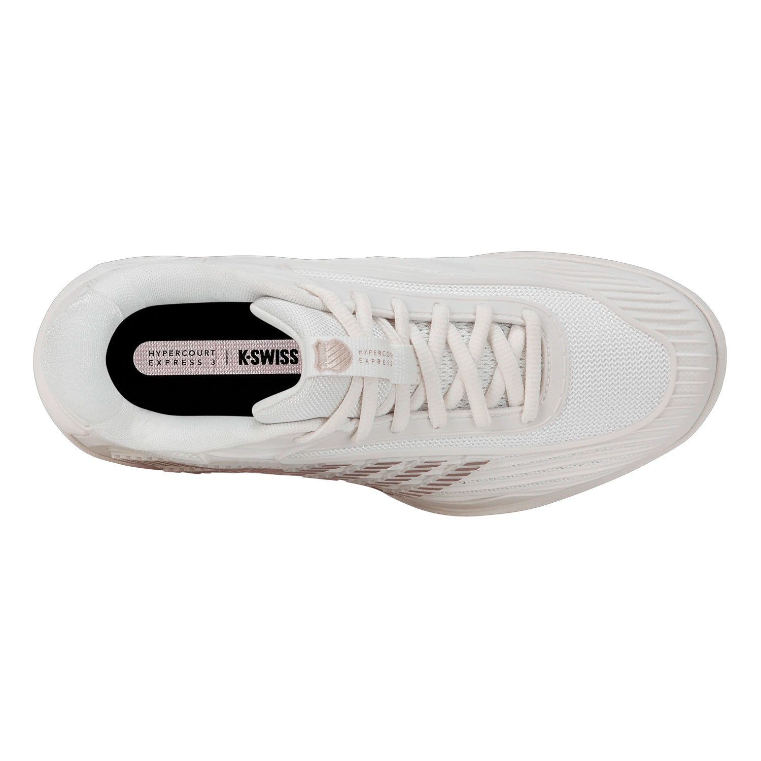 K-Swiss Hypercourt Express 3 AC Women's Shoes (White/Rose)