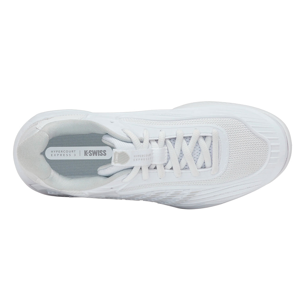 K-Swiss Hypercourt Express 3 AC Women's Shoes (White/DWN/Silver)