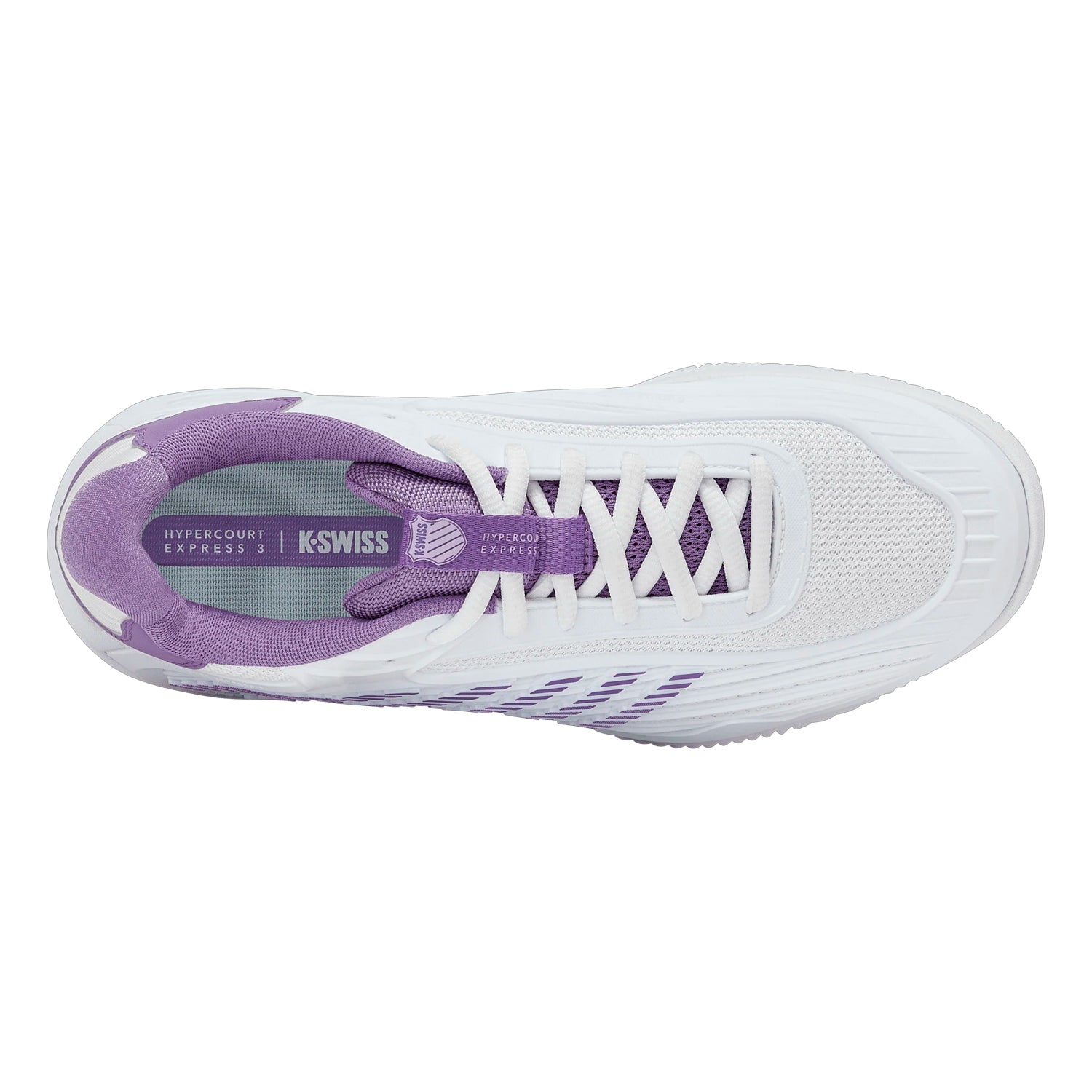 K-Swiss Hypercourt Express 3 Clay Women's Shoes (White/Purple Haze/Lunar Rock)