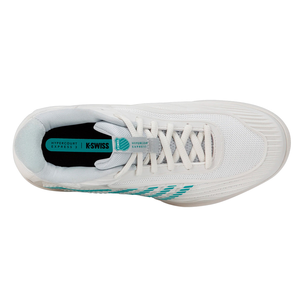 K-Swiss Hypercourt Express 3 Wide Allcourt Women's Shoes (White/Gray/Baltic)