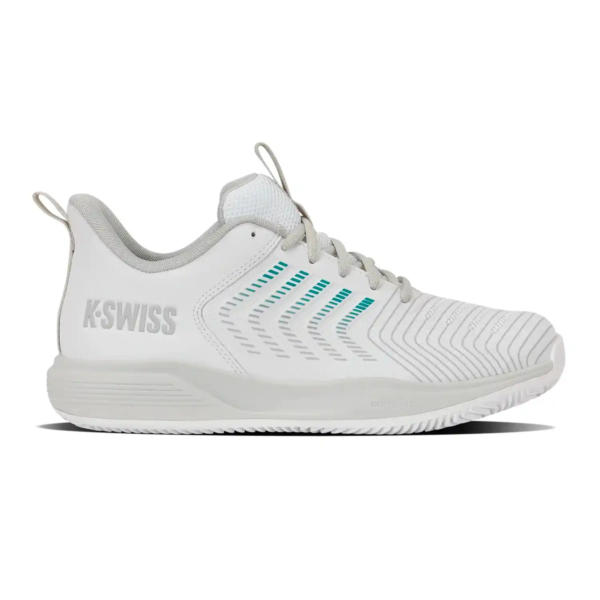 K-Swiss Ultrashot Light Herringbone Women's Shoes (White/Dawn Blue/Baltic)