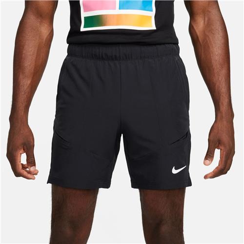 NikeCourt Advantage Men's Dri-Fit 7"Tennis Shorts (Black/White)