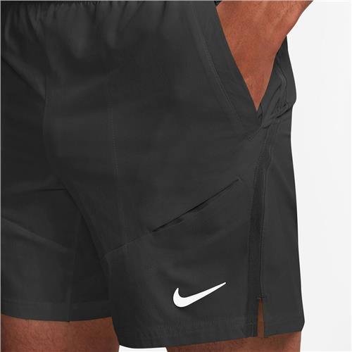 NikeCourt Advantage Men's Dri-Fit 7"Tennis Shorts (Black/White)
