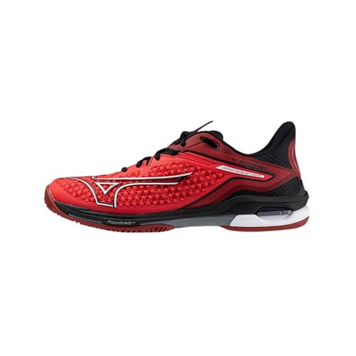 Mizuno Wave Exceed Tour 6 AC Men's Tennis Shoes (Radiant Red/White/Black)