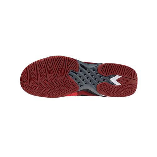 Mizuno Wave Exceed Tour 6 AC Men's Tennis Shoes (Radiant Red/White/Black)