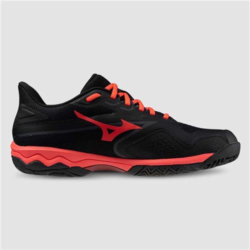 Mizuno Wave Exceed Light 2 AC Men's Tennis Shoes (Black/Radiant Red/Ebony)