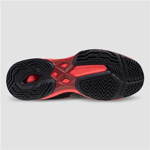 Mizuno Wave Exceed Light 2 AC Men's Tennis Shoes (Black/Radiant Red/Ebony)