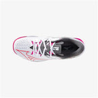 Mizuno Wave Exceed Tour 6 AC Women's Tennis Shoes (White/Radiant Red/Quiet Shade)