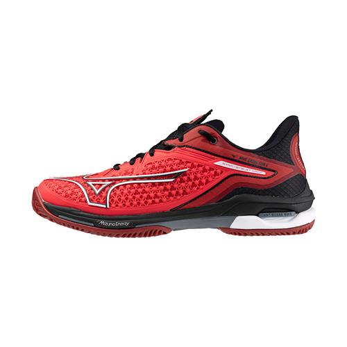 Mizuno Wave Exceed Tour 6  CC Men'sTennis Shoes (Radiant Red/White/Black)