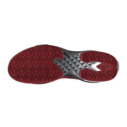 Mizuno Wave Exceed Tour 6  CC Men'sTennis Shoes (Radiant Red/White/Black)