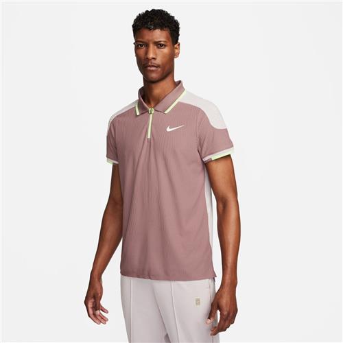 NIkeCourt Dri-Fit Advantage Slim ULT Polo MB (Smokey Mauve/Platinum Violet//White)