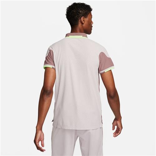 NIkeCourt Dri-Fit Advantage Slim ULT Polo MB (Smokey Mauve/Platinum Violet//White)