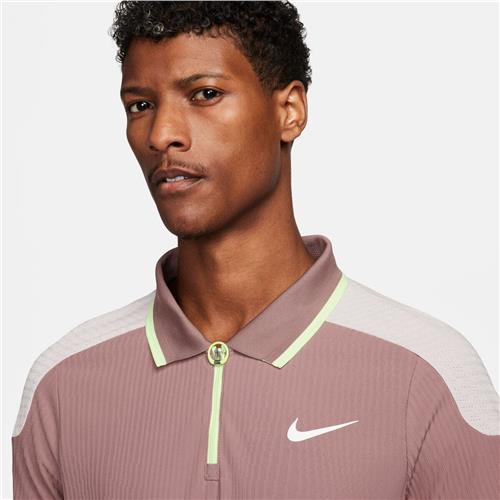 NIkeCourt Dri-Fit Advantage Slim ULT Polo MB (Smokey Mauve/Platinum Violet//White)