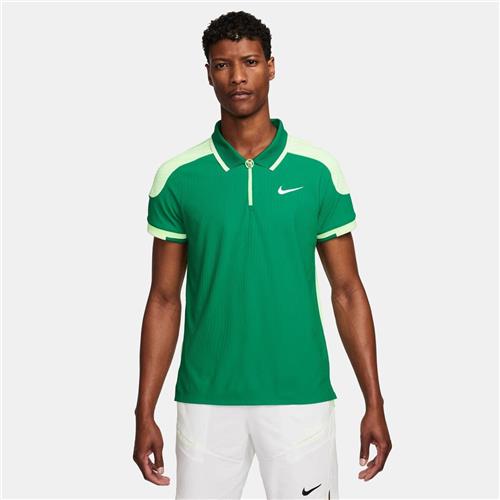 NIkeCourt Dri-Fit Advantage Slim ULT Polo MB (Malachite/Barely Volt/Coconut Milk/White)