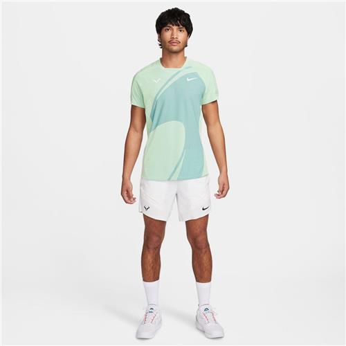 Nike RAFA Dri-Fit Advantage Short Sleeve Top (Lite Photo Blue/White)