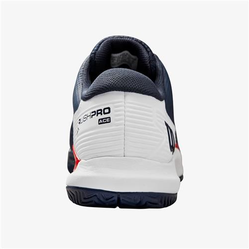 Wilson 2024 Rush Pro Ace AC Men's Tennis Shoes (Navy Blaze)