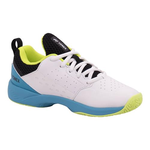 Yonex Lumio 4 Junior All Court Shoes  2024 (White Turquoise)
