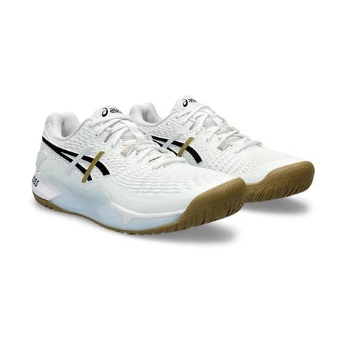 Asics Boss X Gel-Resolution 9 Hardcourt Mens Tennis Shoes (White/Black)