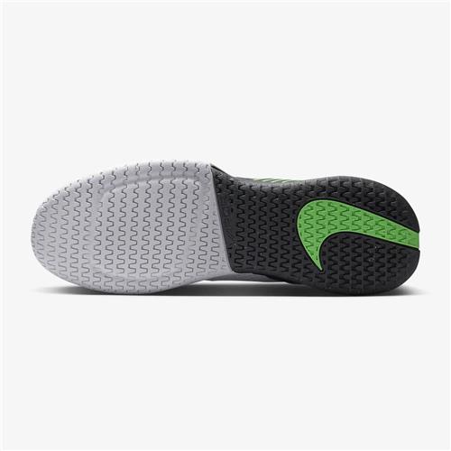 NikeCourt Air Zoom Vapor Pro 2 Men's Hardcourt Tennis Shoes (White/Black/Poison Green)