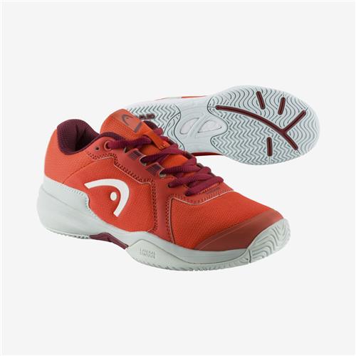 Head Sprint 3.5 Junior Tennis Shoe (Orange/Dark Red)