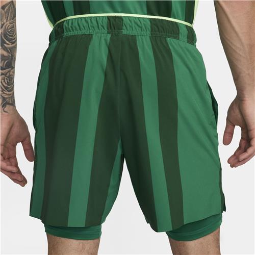 NikeCourt Dri-Fit Slam Short MB (MALACHITE/BARELY VOLT/WHITE)