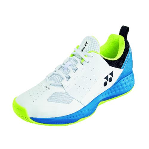 Yonex Power Cushion Lumio 4  Unisex Tennis Shoes 2024 (White/Ocean Blue)