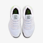 NikeCourt Junior Vapor X Tennis Shoes (White/Volt/Black)
