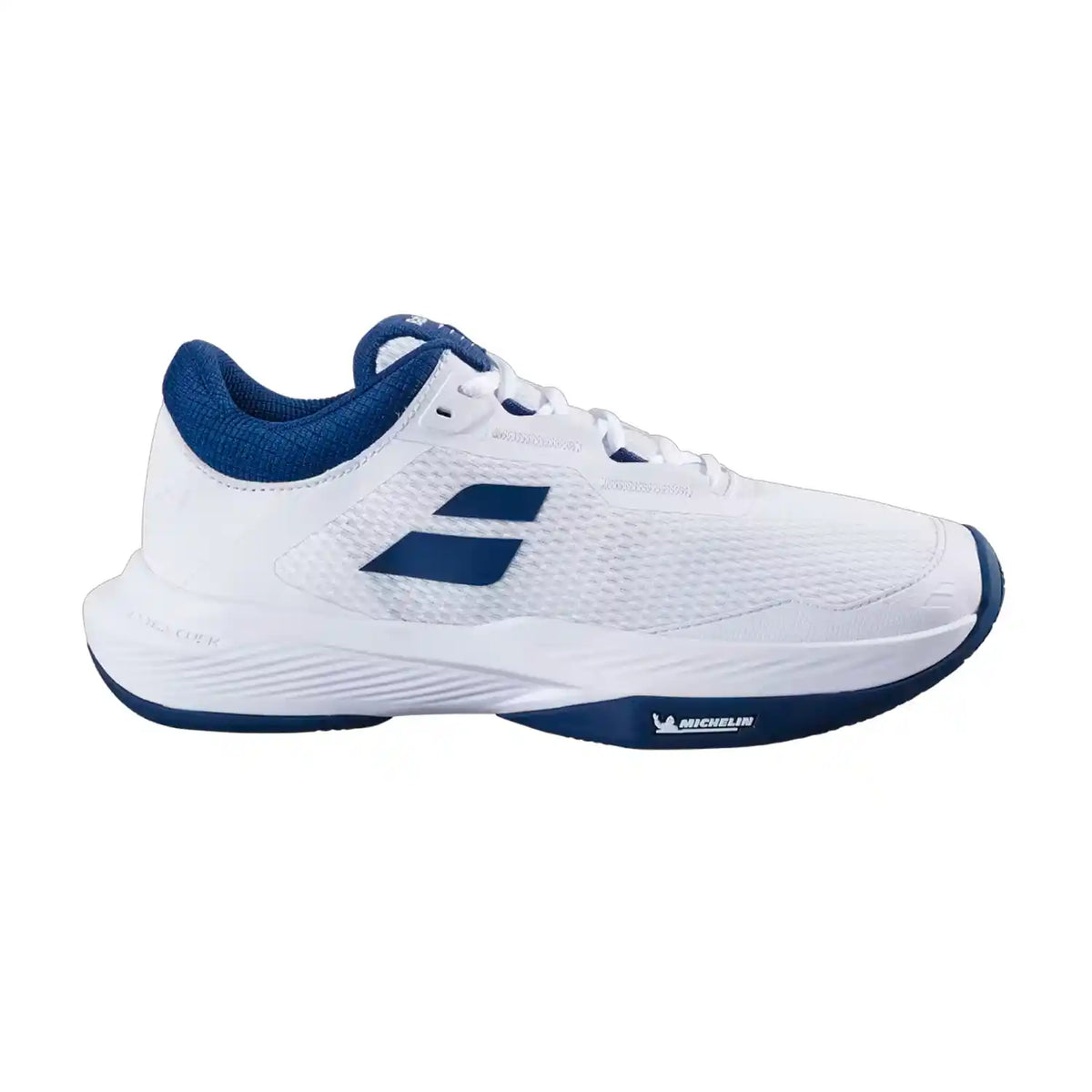 Tênis Babolat SFX 4 Clay Cinza e Branco Feminino Tênis Babolat SFX 4 Clay Cinza e Branco Feminino
