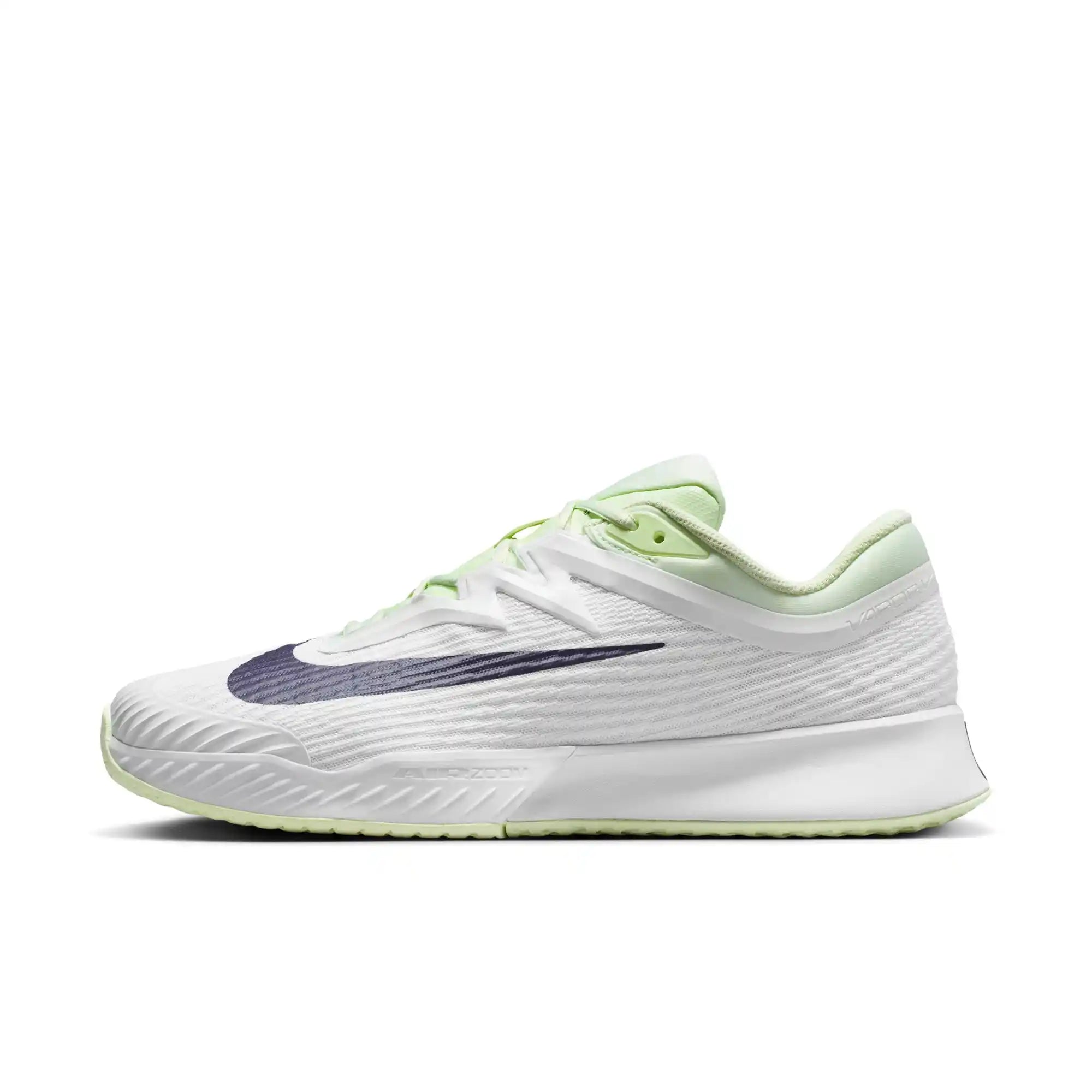 Nike Vapor Pro 3 Men's Hard Court Tennis Shoes (White/Volt Tint/Dark Raisin)